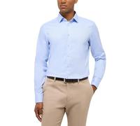 ETERNA Slim Fit Hemd hellblau, Strukturiert