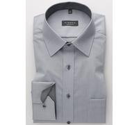 ETERNA - Hemd Chambray Langarm grau - Gr. - 40