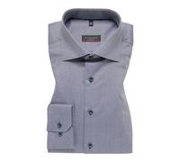 ETERNA - Hemd Dobbydesign Langarm mittelblau - Gr. - 40/Langarm - 68cm