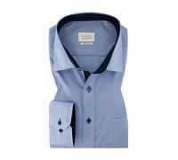 COMFORT FIT Hemd in blau unifarben 47 blau
