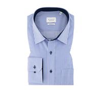 ETERNA Hemd Herren Comfort Fit Langarm Baumwolle blau, 47