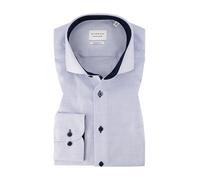 eterna Langarm Hemd Comfort Fit Fantasiebindung Strukturiert, Gr.-W49 Langarm, Hellblau