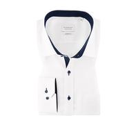 eterna Mode Hemd COMFORT FIT Langarm bügelfrei 100% Baumwolle Classic Kent Gr. 42 Weiß
