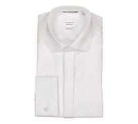 ETERNA Hemd Cover Shirt Comfort Fit – Umschlagmanschetten, bügelfrei, 100% Baumwolle, Weiß, Gr. 52
