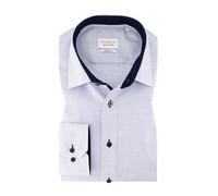 ETERNA Hemd Herren Extra langer Arm Baumwolle blau, 44