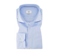 Langarmhemd ETERNA "MODERN FIT", Herren, Gr. 45, Normalgrößen, blau (hellblau), Twill, 100% Baumwolle, tailliert, Manschette, Hemden, EASY IRON (bügelleicht) (52195635-45) hellblau