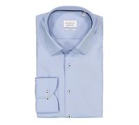 ETERNA Male Hemd strukturiert Slim FIT 42_H_1/1, 1/1, hellblau
