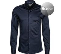 ETERNA Hemd Herren Slim Fit Langarm Jersey blau, 42