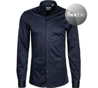 ETERNA Male Jersey Shirt unifarben Slim FIT 43_H_1/1, 1/1, dunkelblau