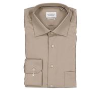 Eterna Regular Fit Businesshemd aus reiner Baumwolle in Sand Melange, Größe 40