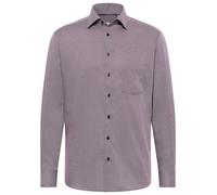 MODERN FIT Hemd in rot bedruckt 42