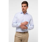 MODERN FIT Hemd in hellblau strukturiert 48 hellblau