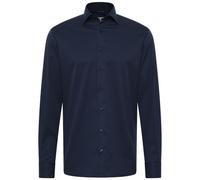 ETERNA Hemd Modern Fit Cover New Kent-Kragen Langarm Blickdicht Nachtblau Größe 44