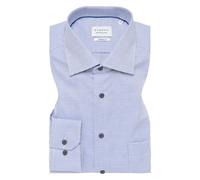 ETERNA - Hemd Natté Langarm blau - Gr. - 40/Langarm - 65cm