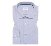 ETERNA - Hemd Natté Langarm blau - Gr. - 44/Langarm - 65cm