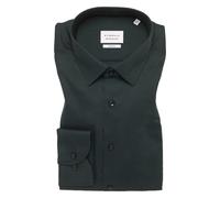 ETERNA Slim Fit Hemd dunkelgrün, Strukturiert
