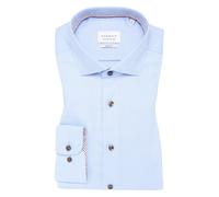 ETERNA - Hemd Natté Langarm hellblau - Gr. - 43/Langarm - 67cm