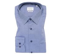 ETERNA - Hemd Natté Langarm navy - Gr. - 48/Langarm - 65cm