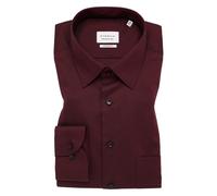 ETERNA Hemd Natté Modern Fit New Kent-Kragen Langarm Plum Größe 41 65 cm