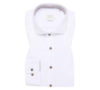 ETERNA - Hemd Natté verkürzter Arm (59 cm) weiß - Gr. - 43/Langarm - 65cm