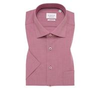 ETERNA Herrenhemd Comfort Fit Rot Weiß Gemustert ? 100% Baumwolle ? Kurzarm Business Freizeit Hemd 48