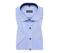 ETERNA COMFORT FIT Kurzarm Hemd pinpoint mittelblau 8100-12-K137 46 65