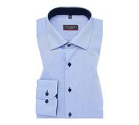 ETERNA - Hemd Pinpoint Langarm blau - Gr. - 40