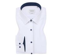 Eterna - Hemd Popeline Langarm weiß - Gr. - 43/Langarm - 67cm