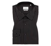 ETERNA - Hemd Satingewebe Langarm dunkelbraun - Gr. - 44/Langarm - 65cm