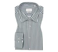 MODERN FIT Hemd in kakao gestreift 42