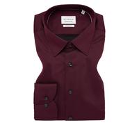 ETERNA - Hemd Satingewebe Langarm plum - Gr. - 44/Langarm - 65cm