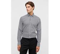 ETERNA Slim Fit Hemd schwarz, Gestreift
