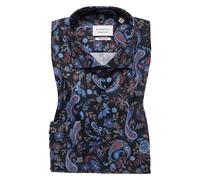 ETERNA Modern Fit Hemd blau, Bedruckt