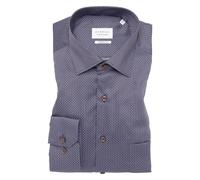 ETERNA Herren Baumwollhemd Comfort FIT 1/1 Rauchblau 42_H_1/1