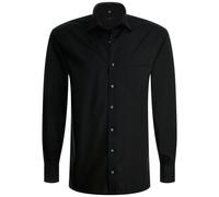 Eterna Hemd Uni Popeline Modern Fit Standard (65cm) 1100-39-X19K Gr. 45 schwarz