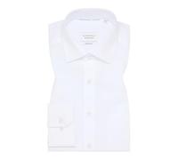 ETERNA Herren Business-Hemd Original Shirt | Weiß | Modern Fit | Einfarbig | Langarm | Bügelfrei, Knitterfrei | 100% Baumwolle | Kent-Kragen Gr. 46