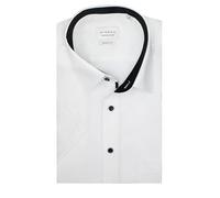 ETERNA Herren Businesshemd Kurzarm Comfort FIT | Uni | Bügelfrei | Kent Kragen Gr. 44