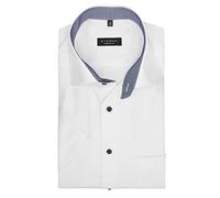 ETERNA Herren Businesshemd Kurzarm Comfort FIT | Uni weiß | Kent Kragen Gr. 48