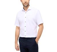 ETERNA Herren Businesshemd Kurzarm Modern FIT | Uni weiß | Kent Kragen Gr. 43