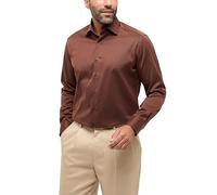 ETERNA Herren Cover Shirt MODERN FIT 1/1 Dunkelbraun 46_H_1/1