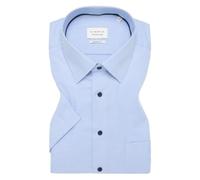 ETERNA MODERN FIT Kurzarm Hemd mittelblau hahnentritt 1181-12-C181 39 65
