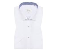 Kurzarmhemd ETERNA "SLIM FIT", Herren, Gr. 40, Normalgrößen, weiß, Popeline, 100% cotton, schmal, Kurzarm, Hemden, NON IRON (bügelfrei) (61813148-40) weiß