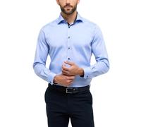 eterna Mode Hemd Modern Fit – bügelfrei, Baumwolle, Kent-Kragen, hellblau – Herren Größe 44