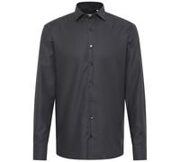 ETERNA Slim Fit Hemd anthrazit, Strukturiert