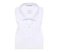 ETERNA Herren Kurzarm Business-Hemd | Modern Fit | Weiß | Cover Blickdicht | Bügelfrei, Knitterfrei | 100% Baumwolle | Halbarm | Kragenweite 41