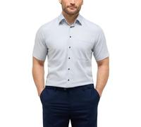 ETERNA Herren Kurzarm Hemd | Comfort Fit | Strukturiert | Bügelfrei, Knitterfrei | 100% Baumwolle