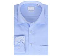 ETERNA Herren Langarm Hemd Comfort FIT | Dynamic Cotton™ | Hellblau | 100% Baumwolle | Kentkragen mit Ausputz Gr. 46