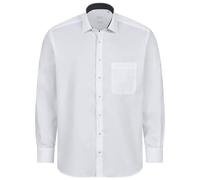 ETERNA Herren Langarm Hemd Comfort FIT | Dynamic Cotton™ | Weiß | 100% Baumwolle | Kentkragen mit Ausputz Gr. 42