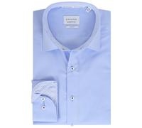 ETERNA Herren Langarm Hemd Slim Fit | Bügelfrei | Dynamic Cotton™ | Hellblau | 100% Baumwolle | Kentkragen mit Ausputz Gr. 38