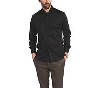 MODERN FIT Jersey Shirt in schwarz unifarben 40 schwarz